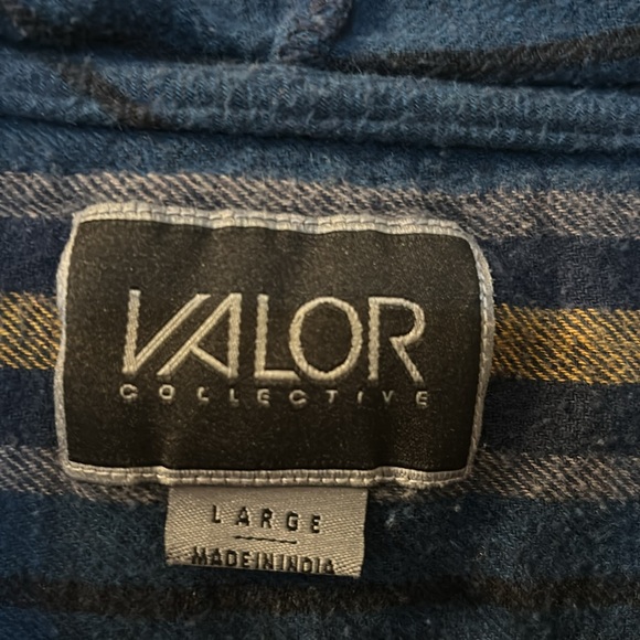 Valor Collective striped hoodie size large - Picture 3 of 5
